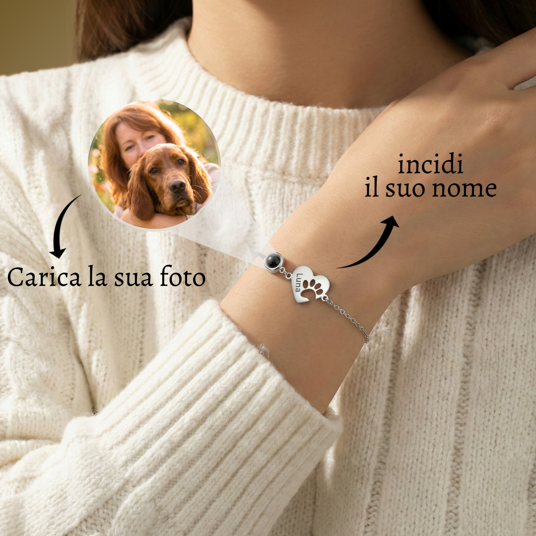 PetGlow® Bracciale con Foto Personalizzata