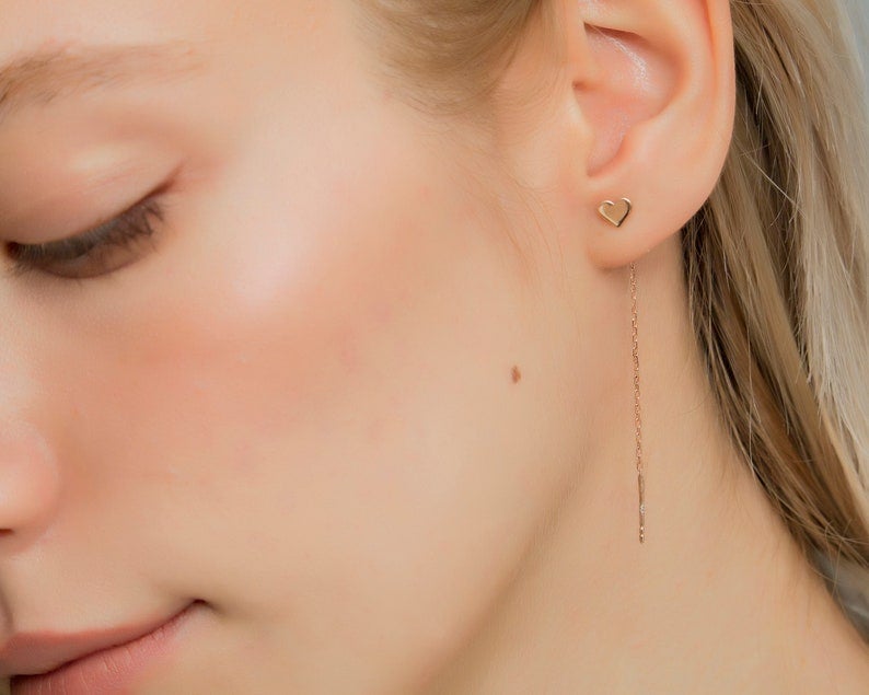 Orecchini Oro Cuore - DIONNE DUVAL