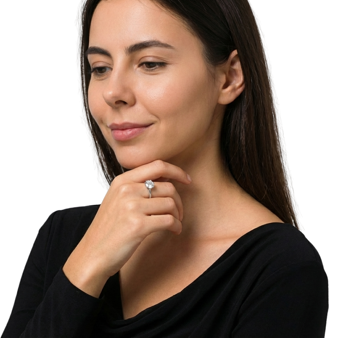 Solitario in Argento 925®