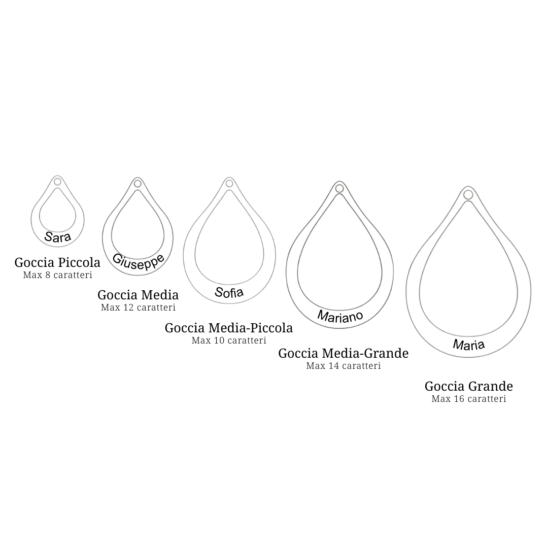 Goccia Ricordo® Collana Personalizzabile