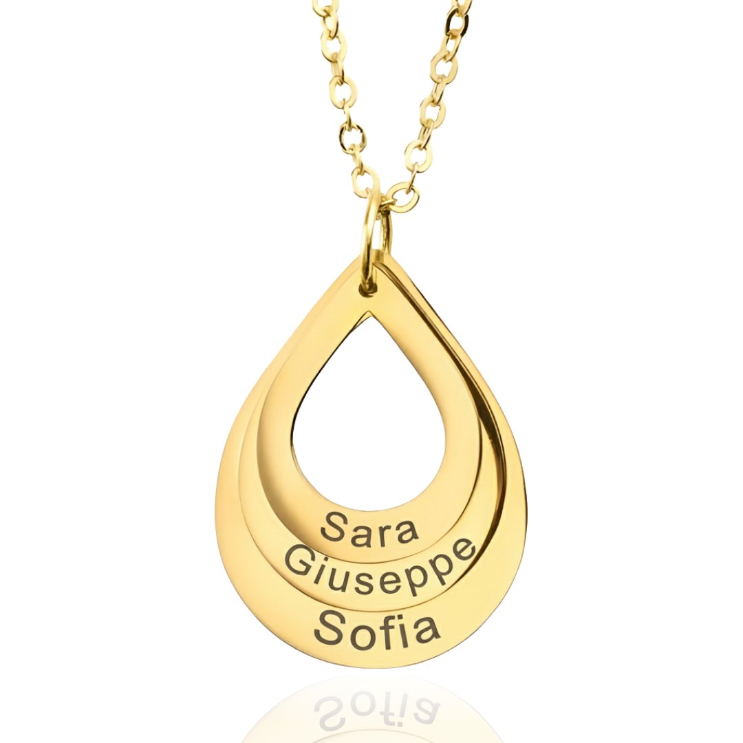 Goccia d’Amore - Collana Incisa