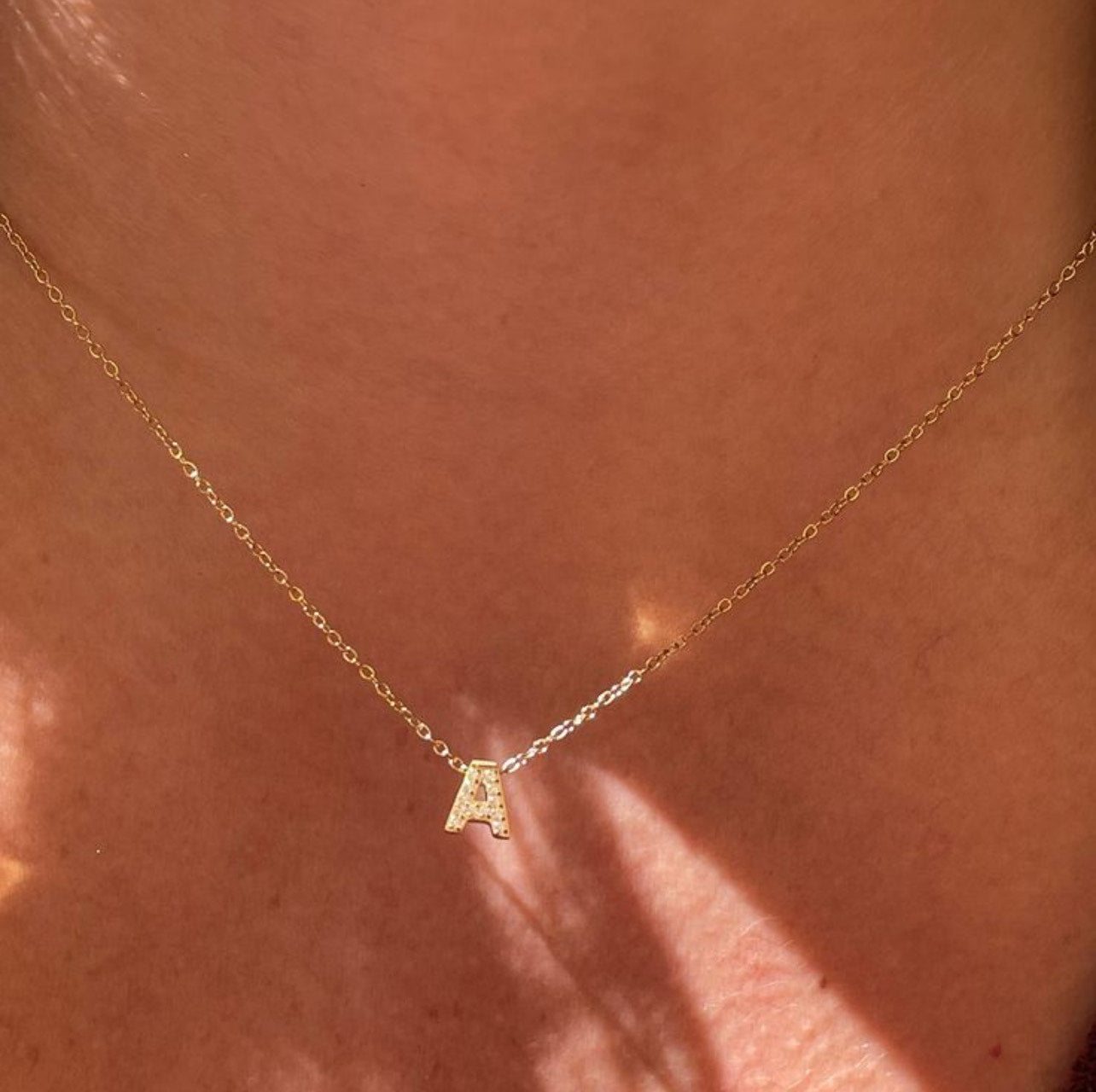 Collana Lettera di Zirconia