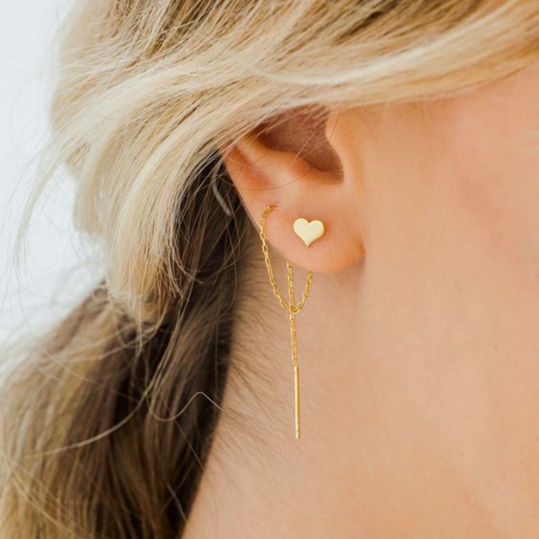 Orecchini Love placcati in oro 18k