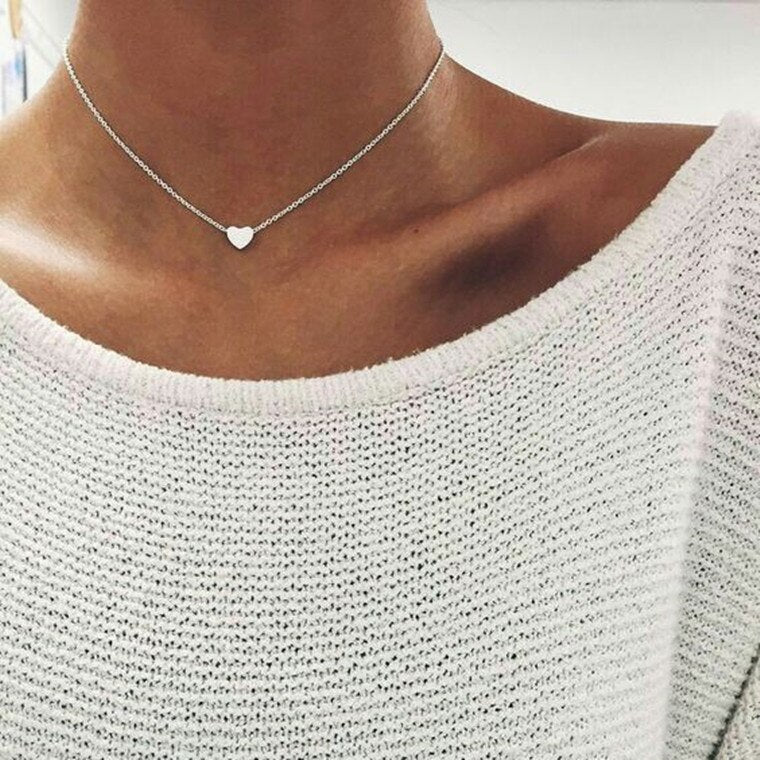 Collana con pendente a cuore ♡